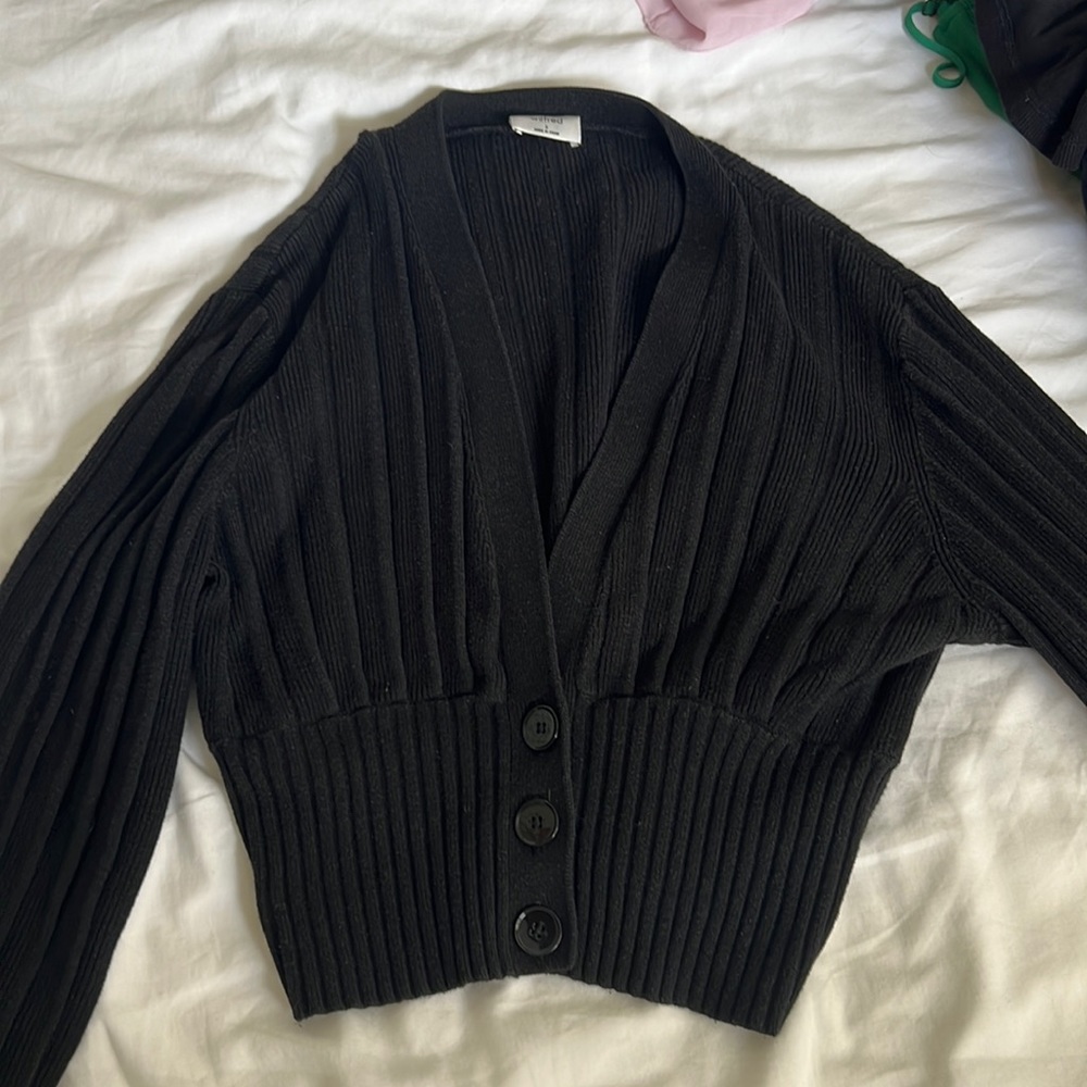 Wilfred Plunge Front Cardigan